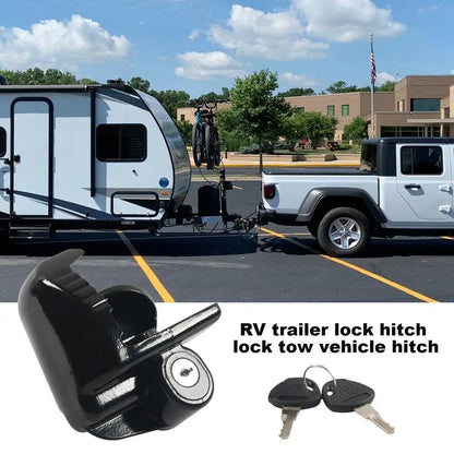 RV Trailer Hitch Lock Set with Keys