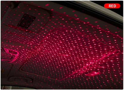 LED Starry Sky Lamp Car Laser Star Roof Light 5V USB Powered Galaxy Star Atmosphere Light Projector Lamp For Room Ceiling Decor