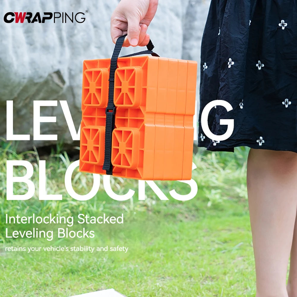 Heavy Duty RV Leveling Blocks. 1, 5, or 6 Piece