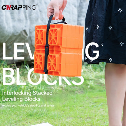 Heavy Duty RV Leveling Blocks. 1, 5, or 6 Piece
