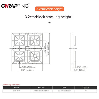 Heavy Duty RV Leveling Blocks. 1, 5, or 6 Piece