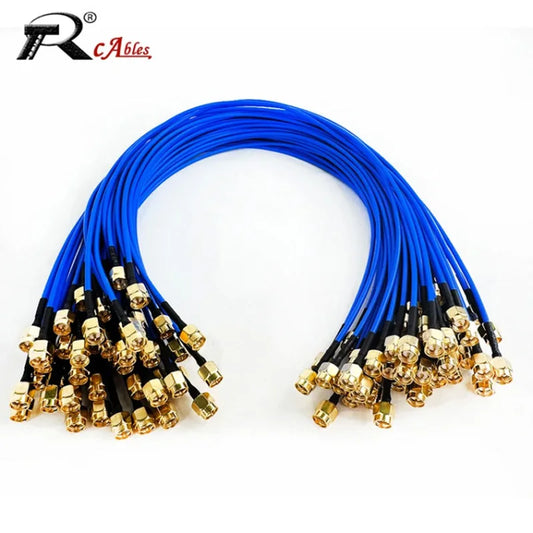 SMA Connector SMA Male to SMA Male/Female Adapter 50ohm RF Coaxial RG 405 Cable High Frequency Test for Professional Use