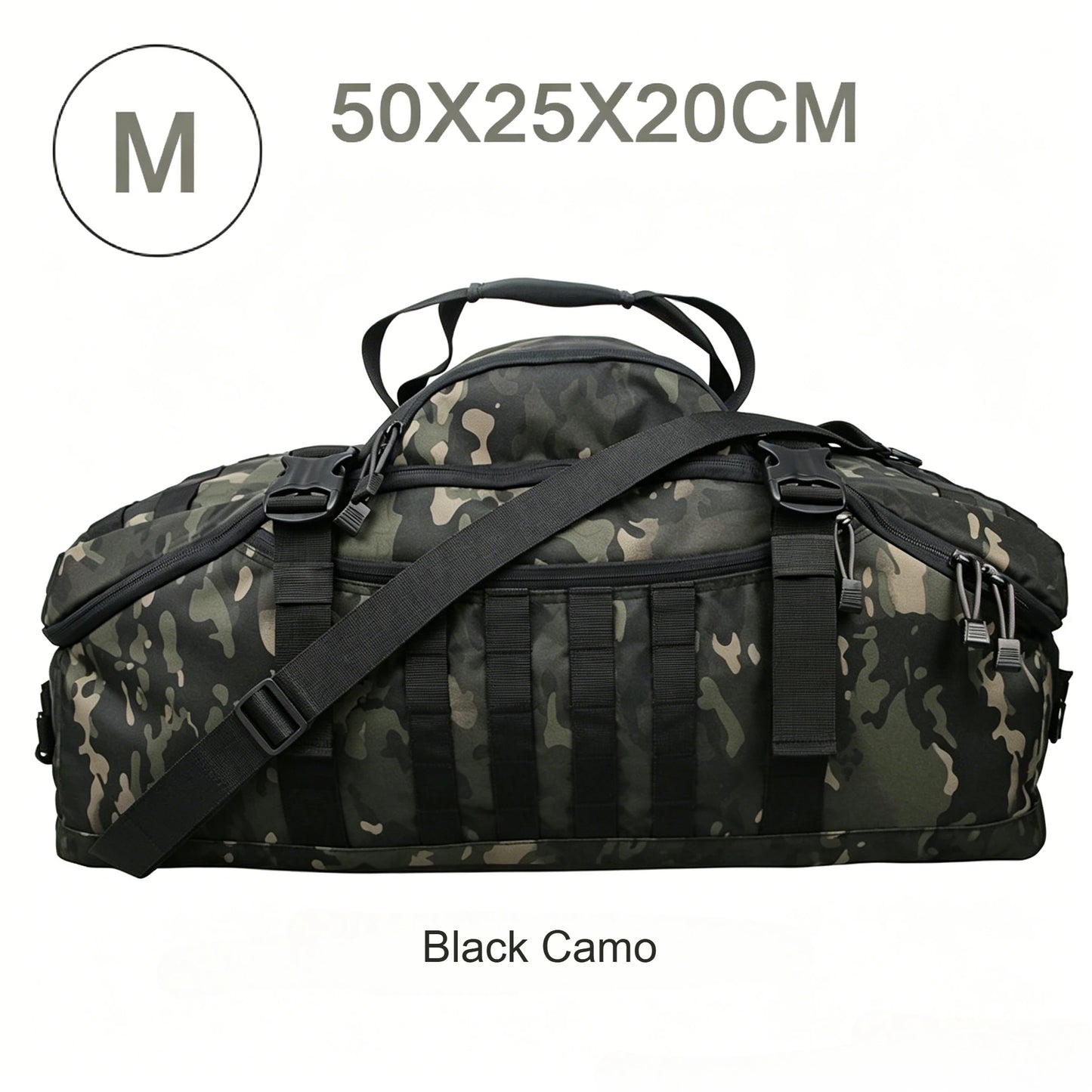 LQARMY 25L 45L 80L Sport Travel Bag Molle Tactical Backpack Gym Fitness Bag Large Duffle Bags for Camping Hunting Fishing