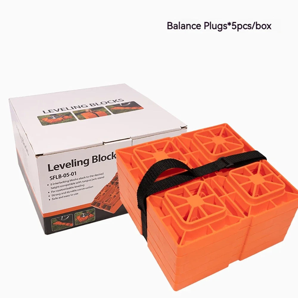 Heavy Duty RV Leveling Blocks. 1, 5, or 6 Piece