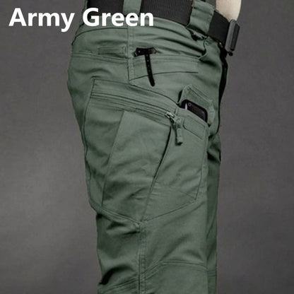 Men's Tactical Cargo Pants 6XL Plus Size Outdoor Casual Sports Pant Hiking Fishing Waterproof Multi-pocket Men Trousers