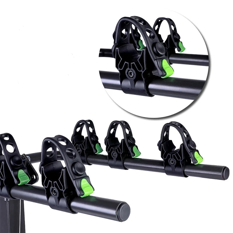Bicycle Rack Locking 2-Inch Hitch Receiver For SUV Truck Bike Frame Foldable 4-Bike Carrier Easy Assembly Truck Car Accessories