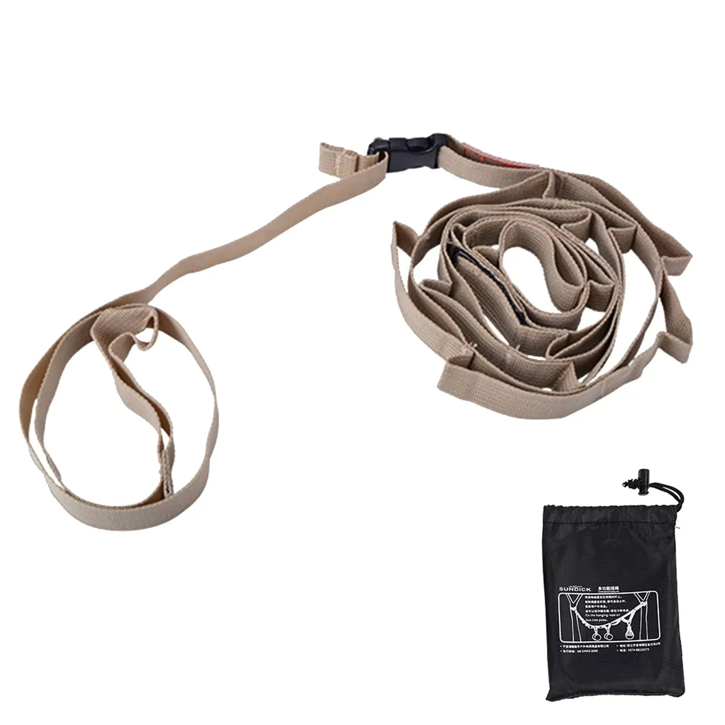 1.8 Outdoor Hanging Rope Portable Lanyard Canopy Hanger Camping Campsite Storage Strap Hiking Tent Accessories Camping Gear