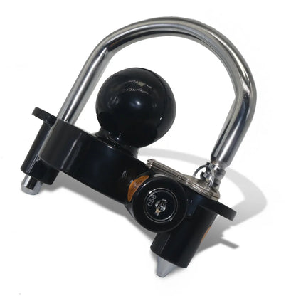 Trailer Coupler Lock. Key and Password Type Stainless Steel Anti-Theft