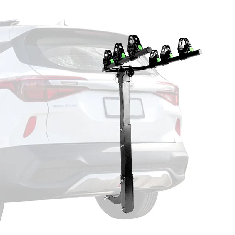 Bicycle Rack Locking 2-Inch Hitch Receiver For SUV Truck Bike Frame Foldable 4-Bike Carrier Easy Assembly Truck Car Accessories