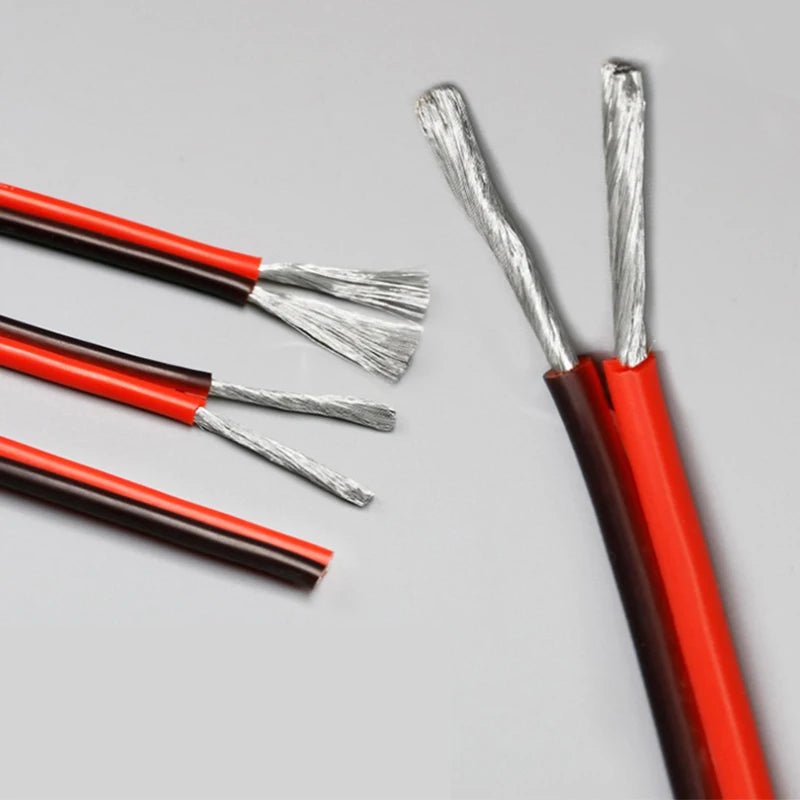 Super Soft 2 Pin Red and Black Silicone Cable 28awg 26awg 24 22 20 18 16 14 12awg 10awg 8awg High Temperature Tinned Copper Wire