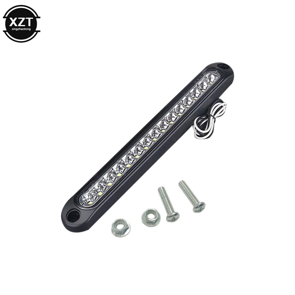 15 LED Trailer Brake Tail Light LED Bar Stop Turn Tail Lights Waterproof Assembly Brake Strip Red Light for Marine Boats Golf