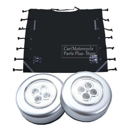 RV Front Towing Cover Protector with Reflective Strip, 220x175cm
