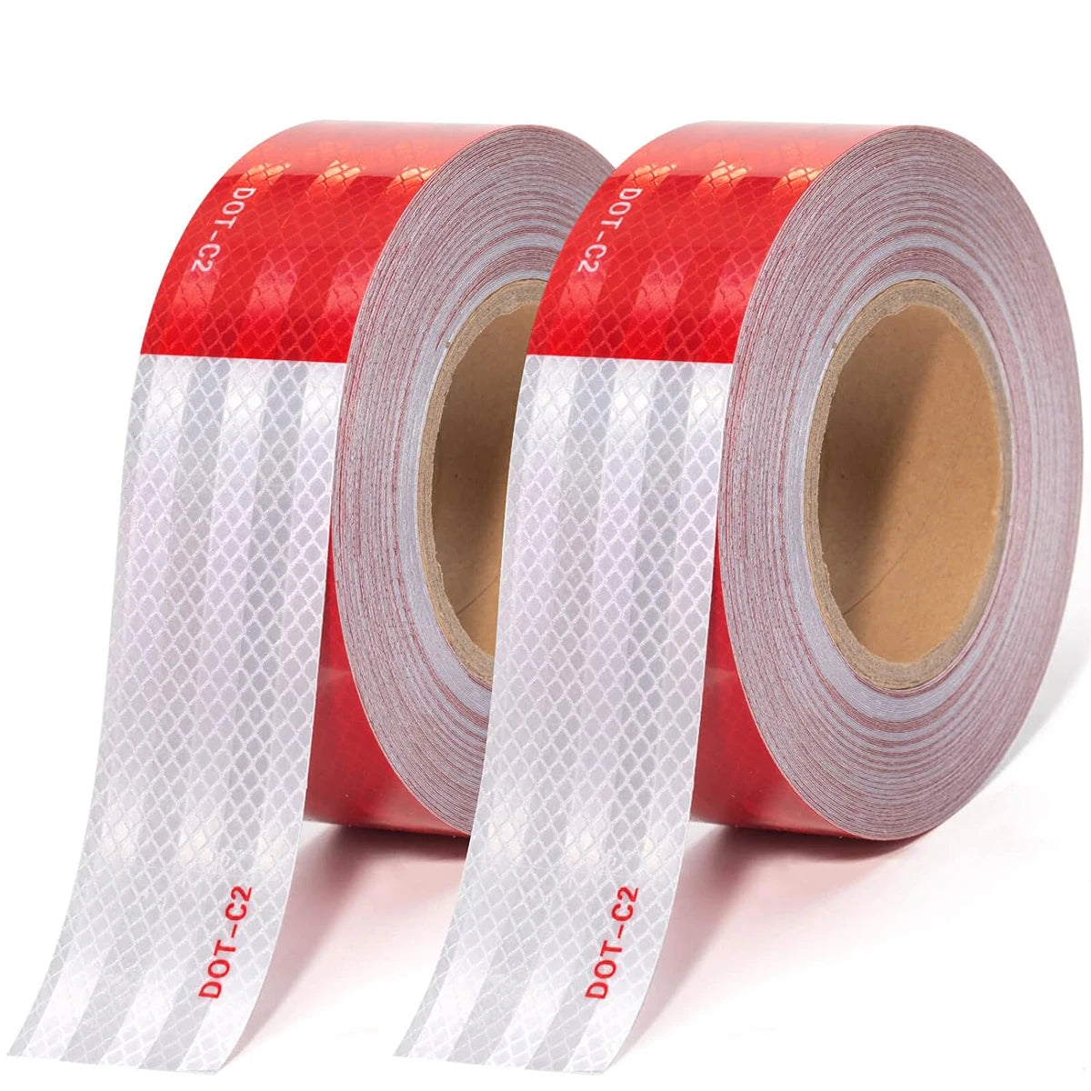Reflective Tape Outdoor Waterproof Conspicuity Strong Adhesive Reflector Tape Warning Safety for Trailer Truck Boats Sign