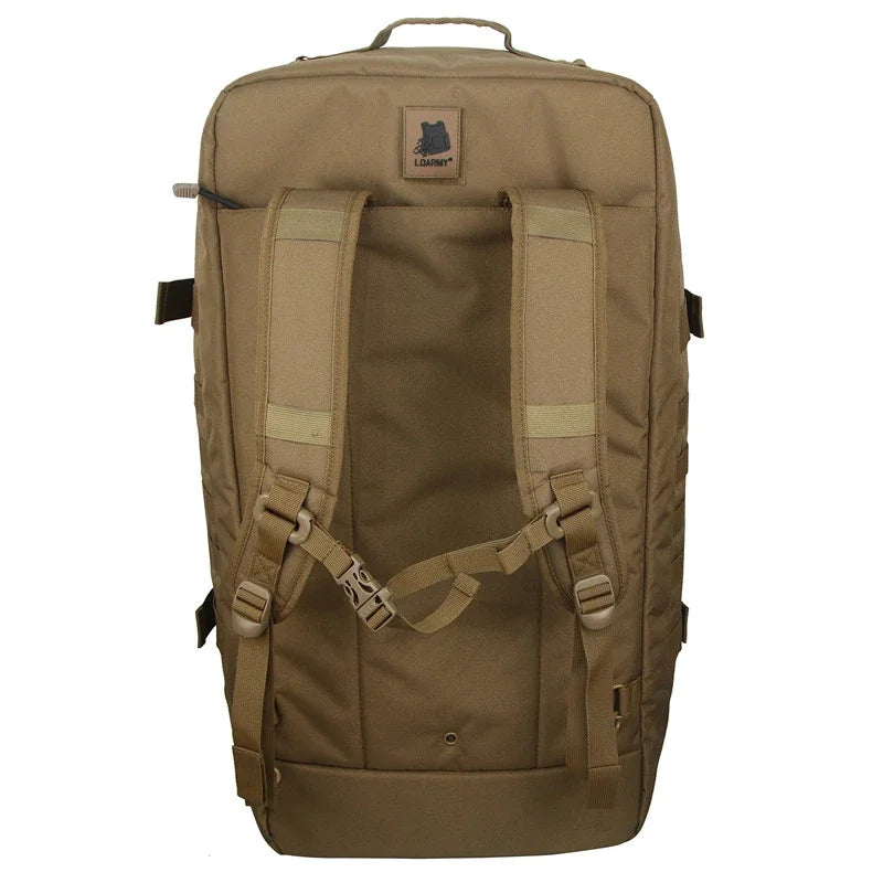 LQARMY 25L 45L 80L Sport Travel Bag Molle Tactical Backpack Gym Fitness Bag Large Duffle Bags for Camping Hunting Fishing