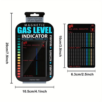 Propane Tank Gas Level Indicator – Magnetic Liquid Crystal Gauge