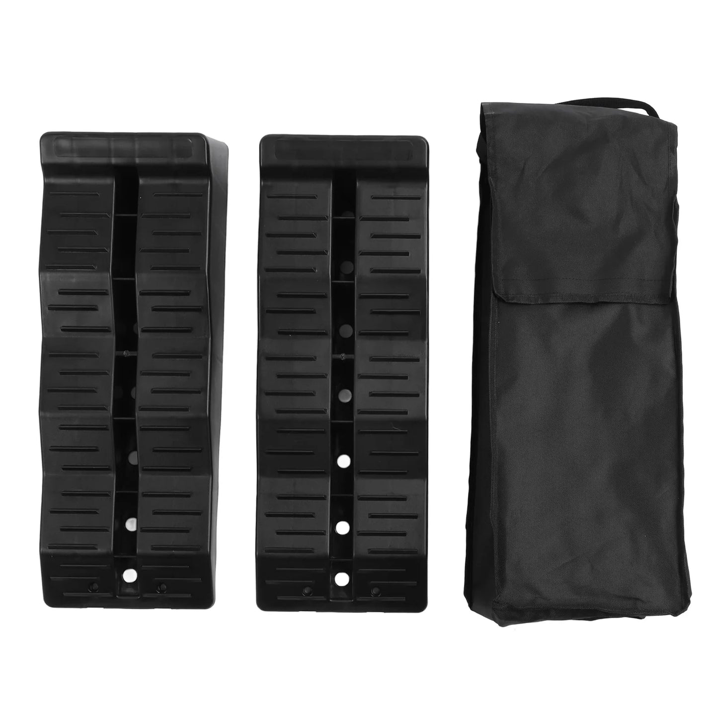 RV Leveling Ramps 11000LBS Load Capacity RV Leveler Wheel Chock for Travel Trailer Campers Truck RV Stabilizer Leveling Ramps