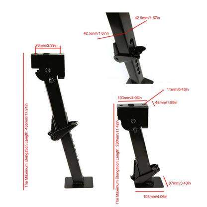 New Stabilizer Jack 650lbs Support 1000lbs Lifting Capacity Telescoping Adjustable Swing Down Outriggers Swing Down Stab Jack