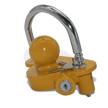 Trailer Coupler Lock. Key and Password Type Stainless Steel Anti-Theft