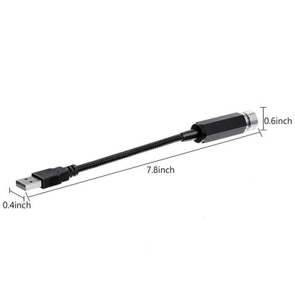 LED Starry Sky Lamp Car Laser Star Roof Light 5V USB Powered Galaxy Star Atmosphere Light Projector Lamp For Room Ceiling Decor