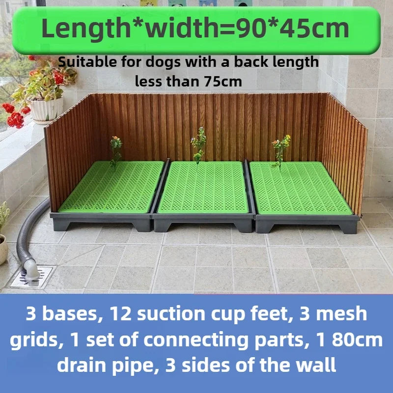 Dog Toilet Flushing Direct Drainage Sewer Sturdy and Durable Indoor Toilet Training for Dogs Easy Clean Pet Products Supplies