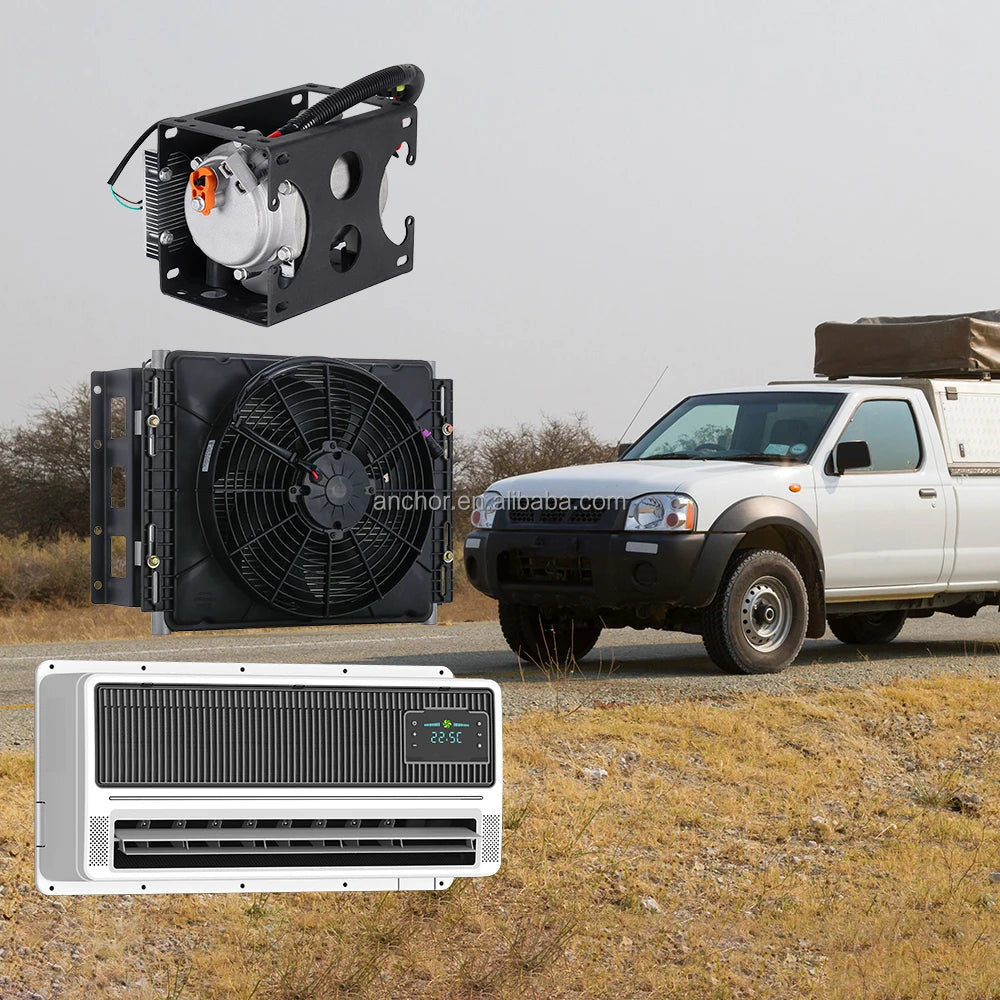 RV AC Unit Tractor 12 Volt Air Conditioner for Truck Semi AC.161.132 Car Air Conditioning 24V Camping Travel A/C Parking Cooler