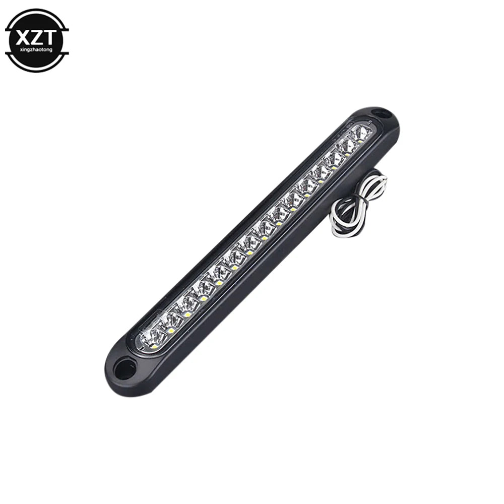 15 LED Trailer Brake Tail Light LED Bar Stop Turn Tail Lights Waterproof Assembly Brake Strip Red Light for Marine Boats Golf