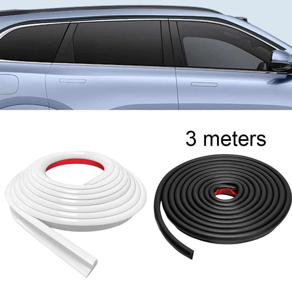 3Meter Sealing Strip RV Rain Gutter Caravan Car Camper For Vans Cars RVs Gutter Rain Guard Drip Stop Rv Camper Accessories