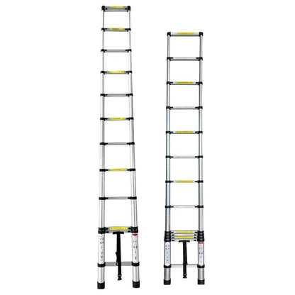 3.8m Aluminum Telescoping Ladder. Single Straight Extension for RV and Outdoor Use