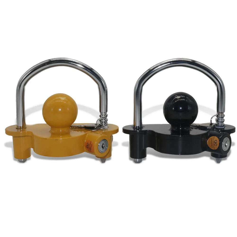 Password type trailer lock Key type trailer lock Stainless steel house anti-theft lock Flower basket type car lock Trailer hook