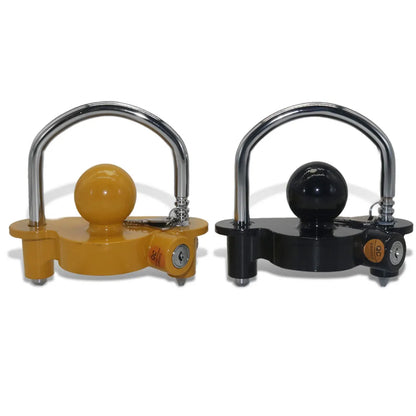 Trailer Coupler Lock. Key and Password Type Stainless Steel Anti-Theft
