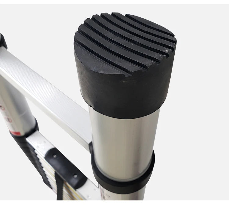 3.8m High Quality Aluminum Single Straight Extension Telescopic Ladder