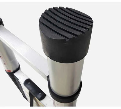 3.8m Aluminum Telescoping Ladder. Single Straight Extension for RV and Outdoor Use
