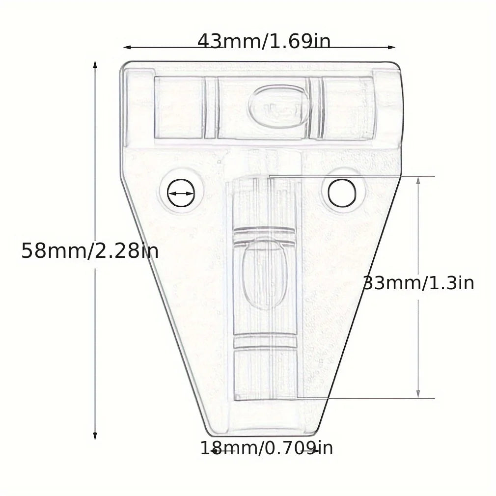 1pc Level, RV Parts Accessories, External Leveling Device, Stable Level For RV Leveling, Camping
