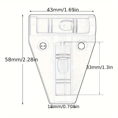 1pc Level, RV Parts Accessories, External Leveling Device, Stable Level For RV Leveling, Camping