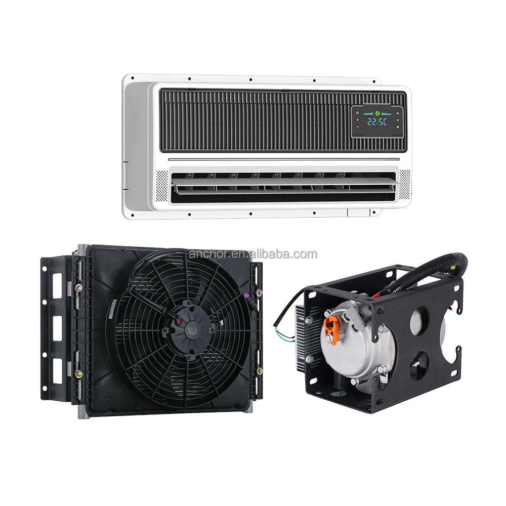 RV AC Unit Tractor 12 Volt Air Conditioner for Truck Semi AC.161.132 Car Air Conditioning 24V Camping Travel A/C Parking Cooler