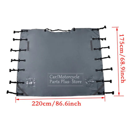 RV Front Towing Cover Protector with Reflective Strip, 220x175cm