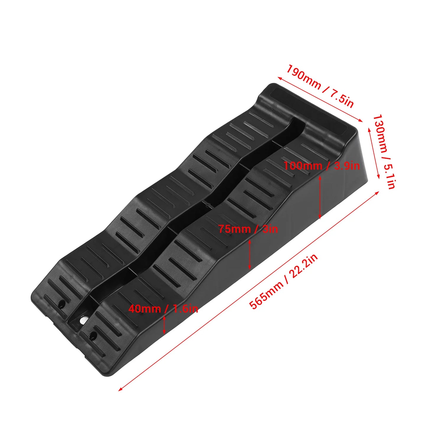 RV Leveling Ramps 11000LBS Load Capacity RV Leveler Wheel Chock for Travel Trailer Campers Truck RV Stabilizer Leveling Ramps