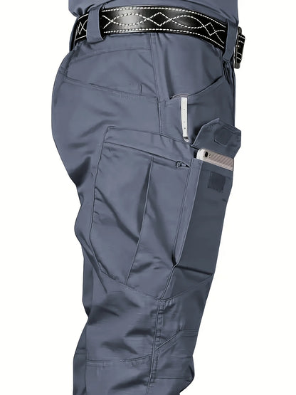 Men's Tactical Cargo Pants 6XL Plus Size Outdoor Casual Sports Pant Hiking Fishing Waterproof Multi-pocket Men Trousers