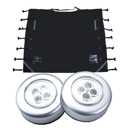 RV Front Towing Cover Protector with Reflective Strip, 220x175cm