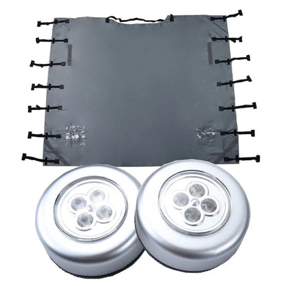 RV Front Towing Cover Protector with Reflective Strip, 220x175cm