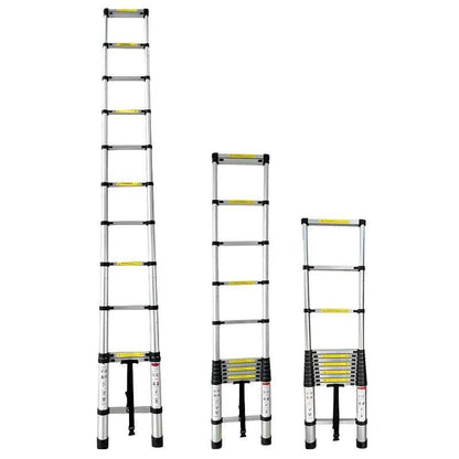 3.8m Aluminum Telescoping Ladder. Single Straight Extension for RV and Outdoor Use