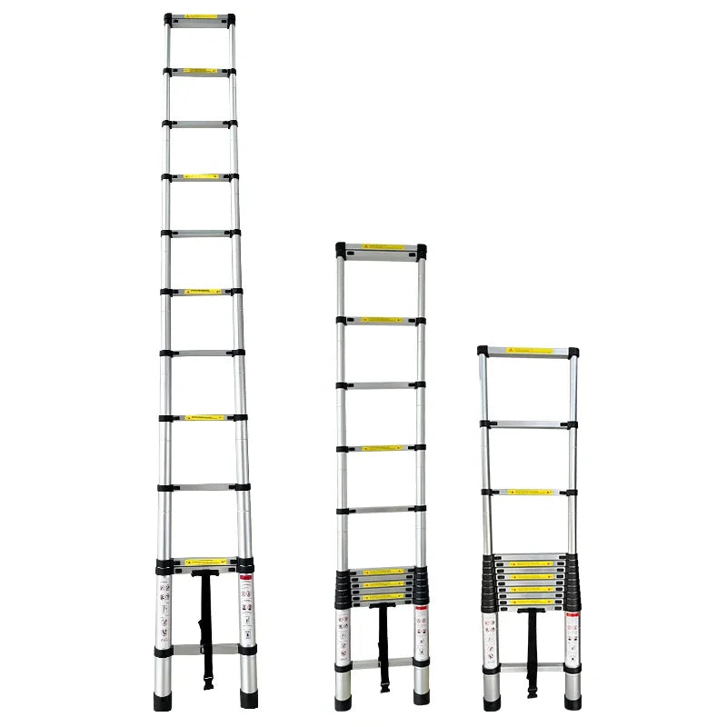 3.8m High Quality Aluminum Single Straight Extension Telescopic Ladder