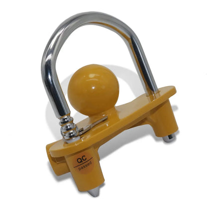 Trailer Coupler Lock. Key and Password Type Stainless Steel Anti-Theft