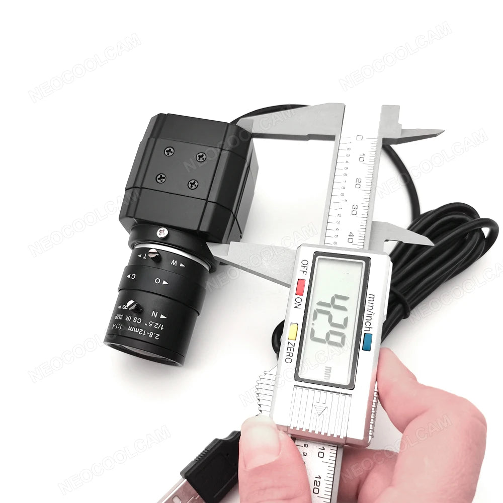 HD 2K Webcam 30fps High Speed UVC OTG 4MP USB Camera With 2.8-12mm Varifocal CS Lens Plug And Play For Youtube Live Broadcast