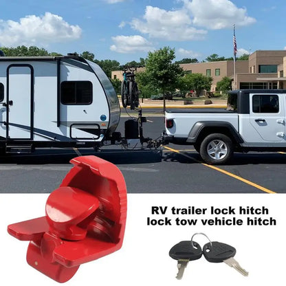 RV Trailer Hitch Lock Set with Keys