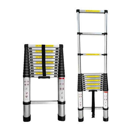 3.8m Aluminum Telescoping Ladder. Single Straight Extension for RV and Outdoor Use