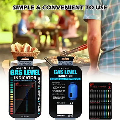 Propane Tank Gas Level Indicator – Magnetic Liquid Crystal Gauge