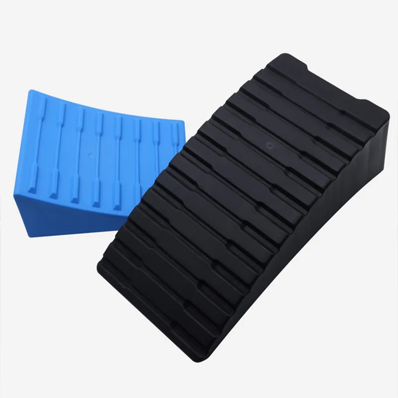 2 Pcs RV Leveling Blocks  Camper Wheel Chocks RV Camper Leveler Kit with Anti-Slip Mat Carrying Bag Level