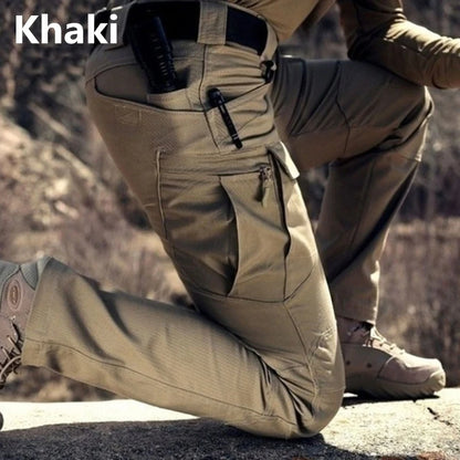 Men's Tactical Cargo Pants 6XL Plus Size Outdoor Casual Sports Pant Hiking Fishing Waterproof Multi-pocket Men Trousers
