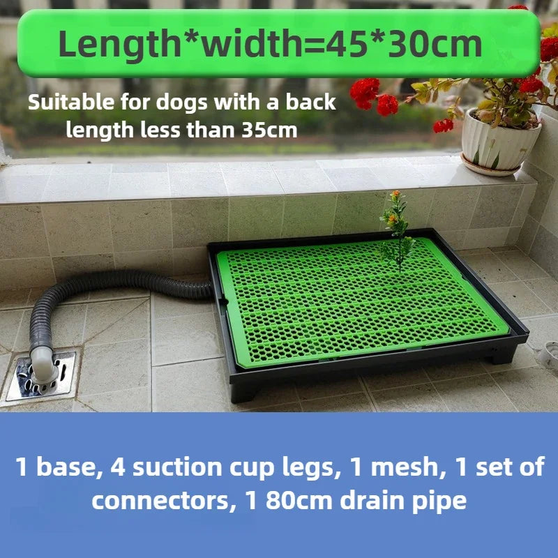 Dog Toilet Flushing Direct Drainage Sewer Sturdy and Durable Indoor Toilet Training for Dogs Easy Clean Pet Products Supplies